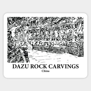 Dazu Rock Carvings - China Sticker